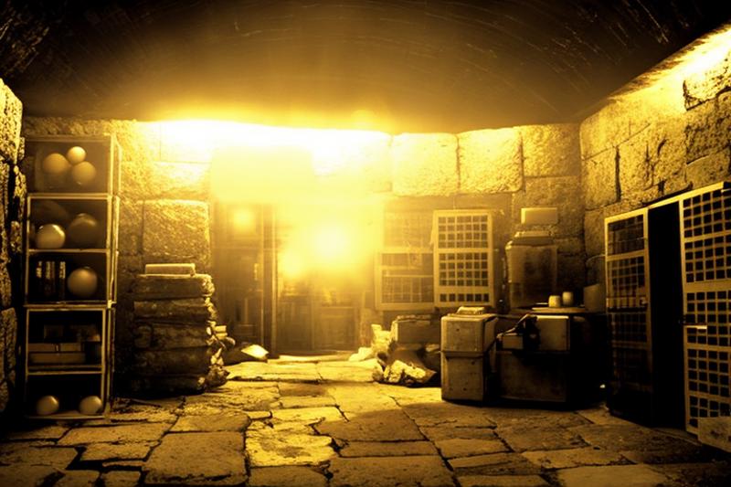 00274-1882162371-SinCityMovie Style picture of a secret cave containing various scientific experiments, crates, and miscellaneous odds and ends,.png